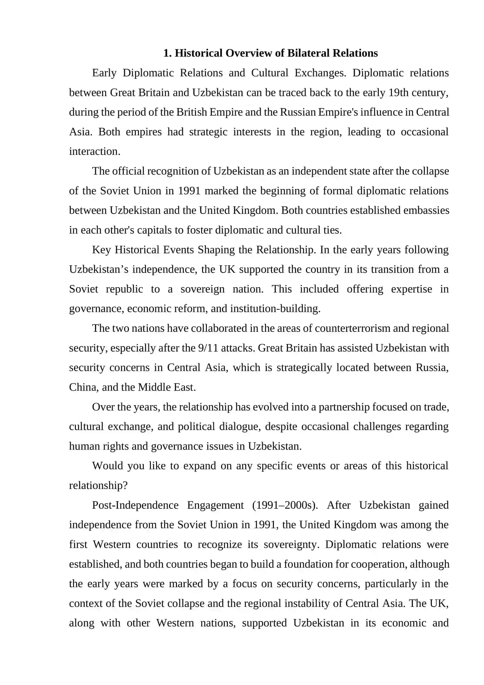 Relations between Great Britain and Uzbekistan 3
