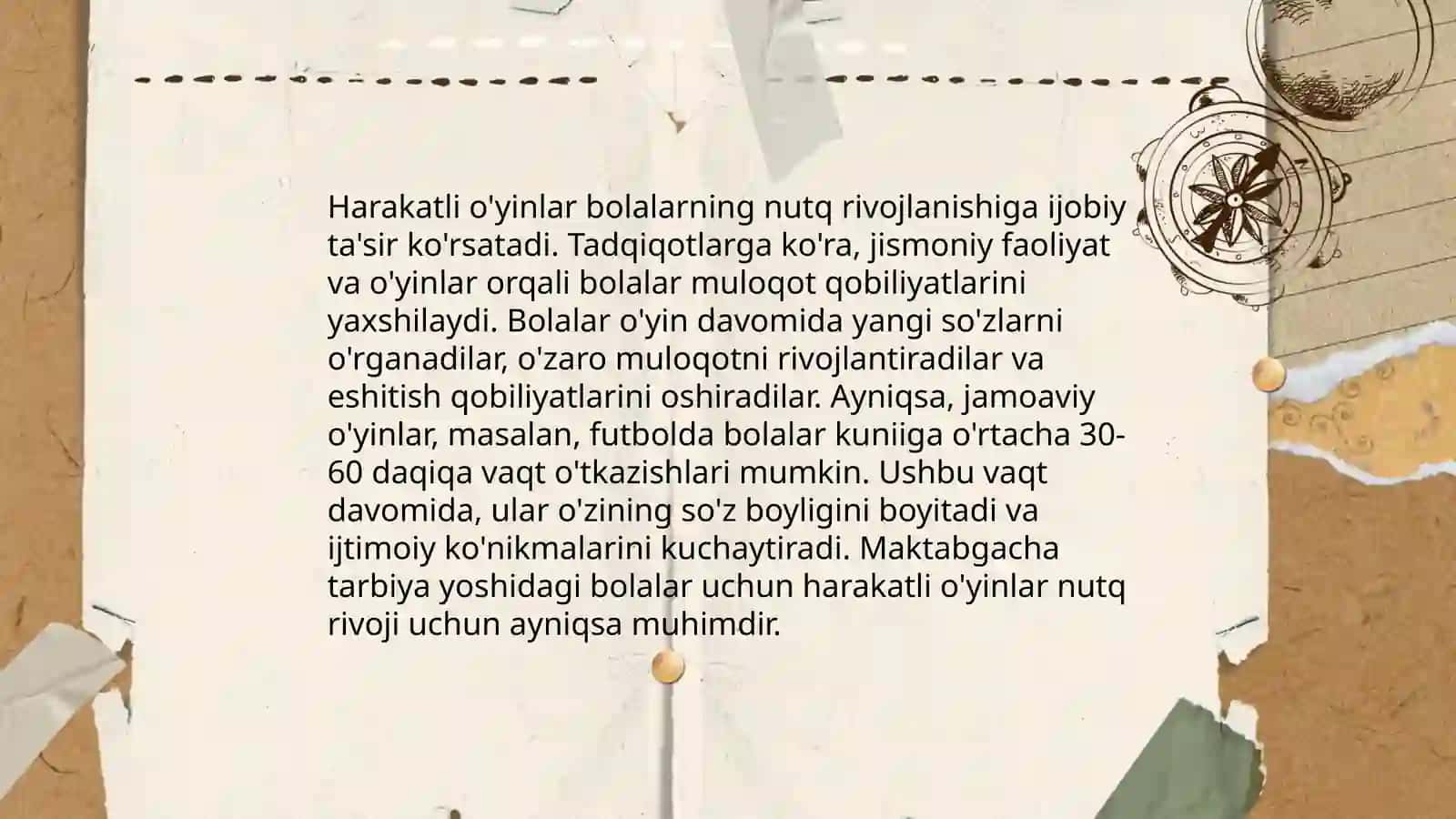 Nutqni rivojlantiruvchi harakatli o'yinlarni tashkil qilish 3