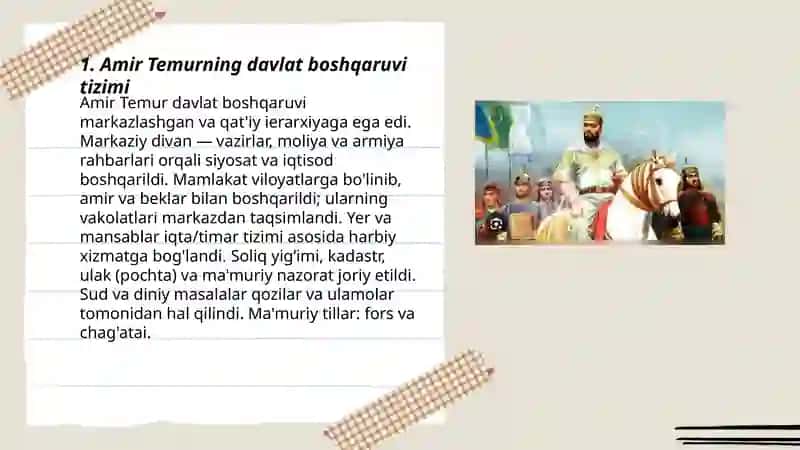 Amir Temur buyuk davlat arbobi 3