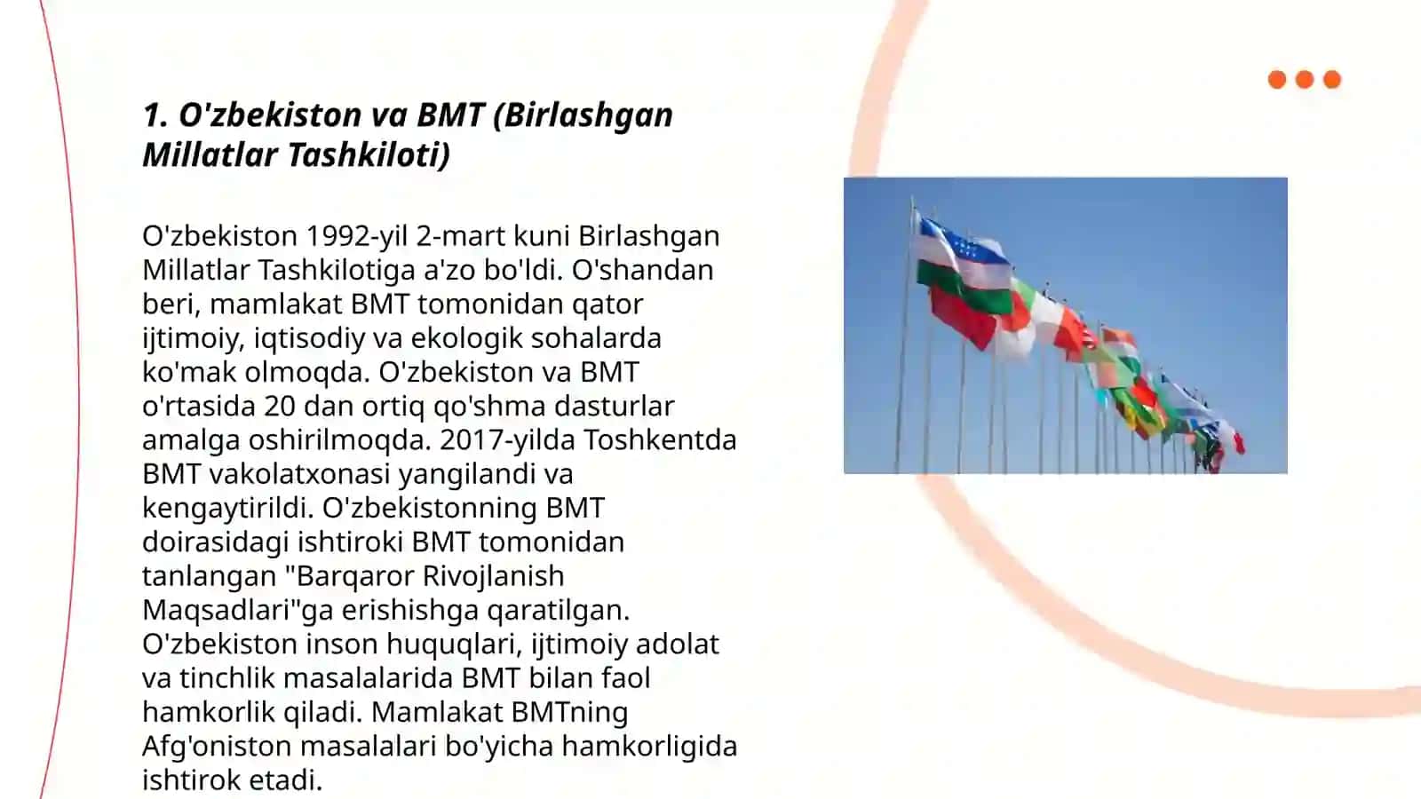 O'zbekiston va BMT (Birlashgan Millatlar Tashkiloti) 3