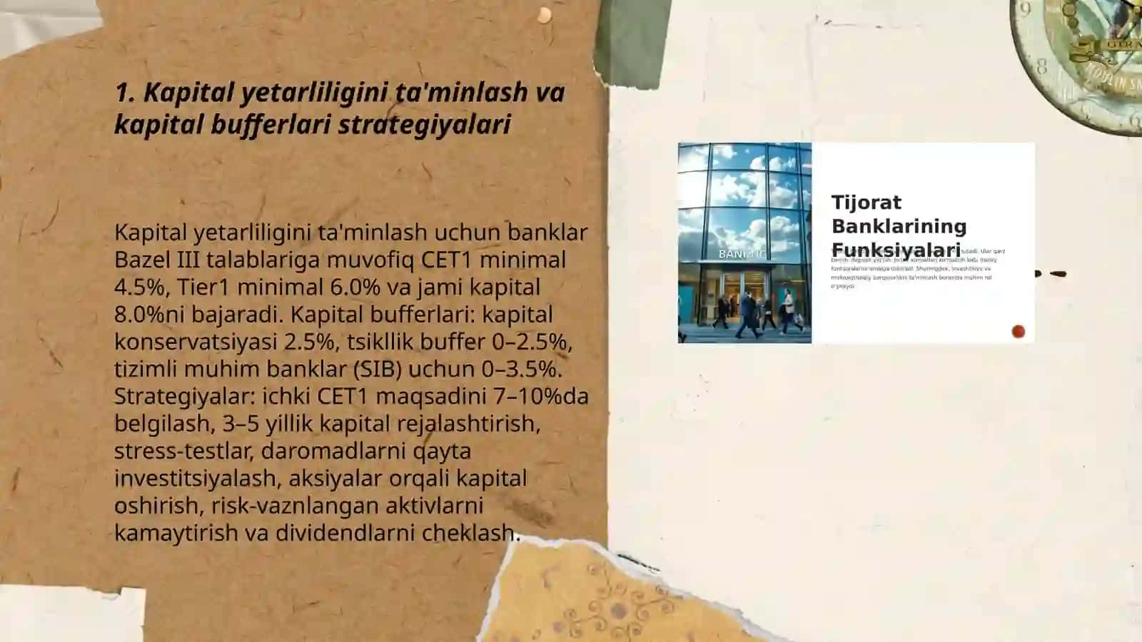 Tijorat banklarining moliyaviy barqarorligini taminlash strategiyalari 3