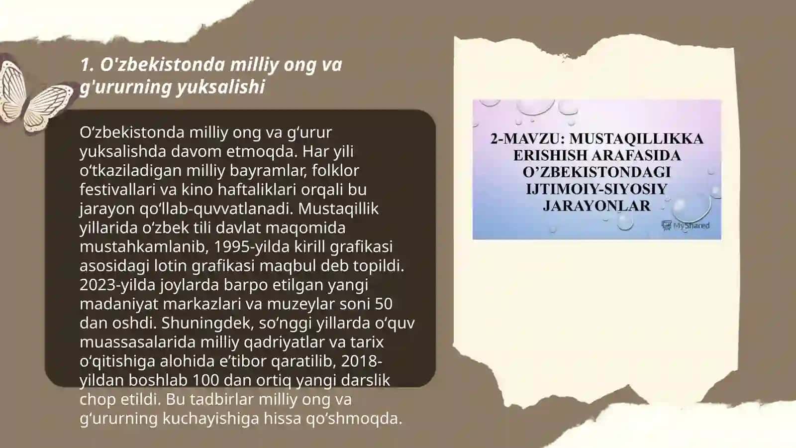 O'zbekistondagi Ijtimoiy Siyosiy Jarayonlar 3
