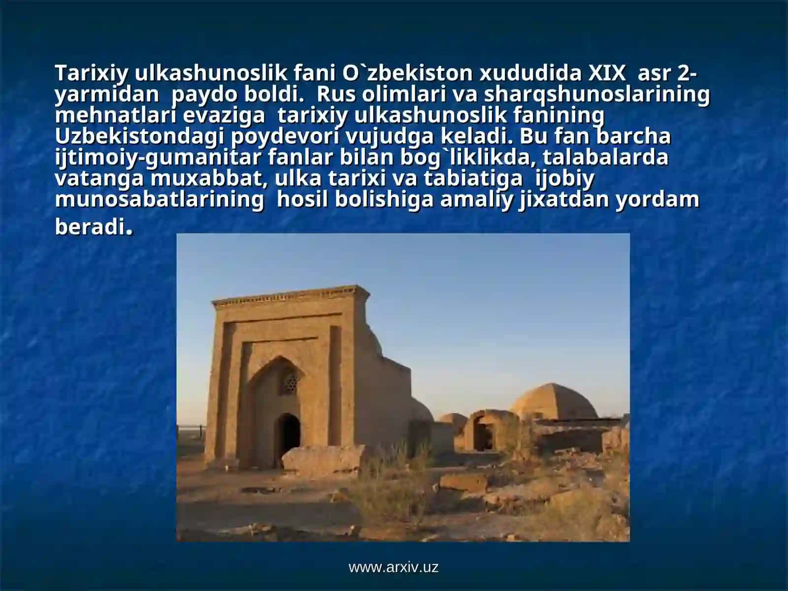 Tarixiy o’lkashunoslik va turizm tarixi va turlari 3