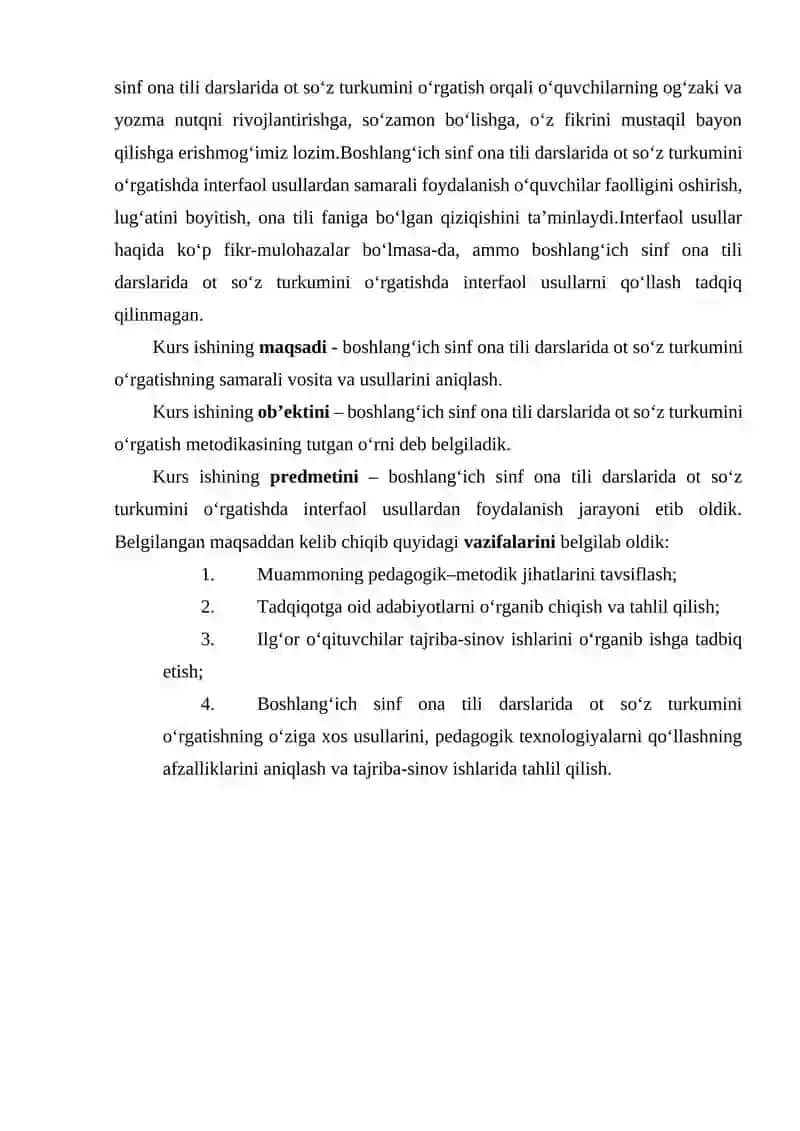 OT SO‘Z TURKUMINI O‘RGANISH 3