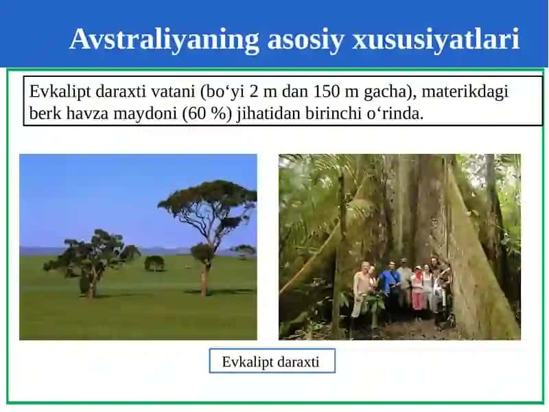 Avstraliyaning geografik xususiyatlari 3