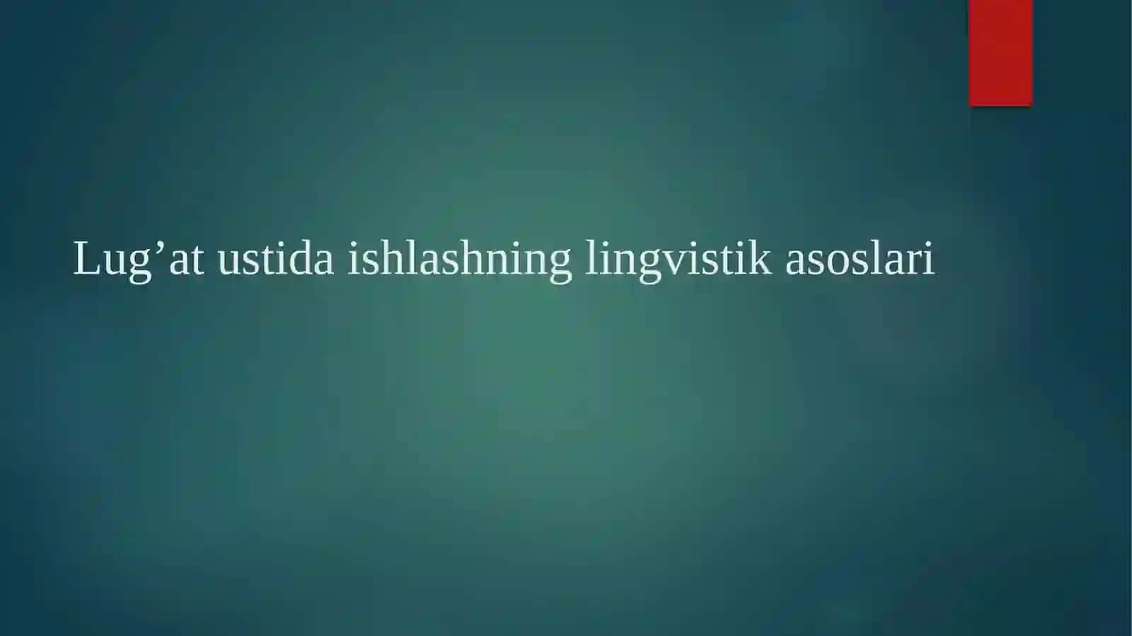 3-Nutq o‘stirish metodikasi 3