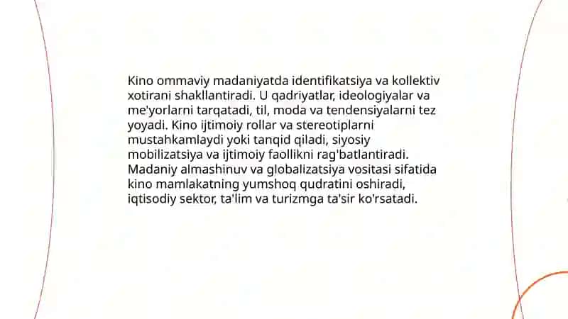 Filmlar va 'ommaviy madaniyat 3