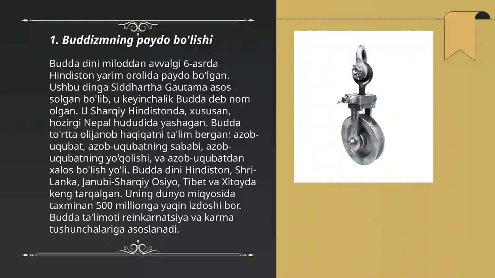 Buddaviylik dinining paydo bo'lishi tarixi va tarixiy ildizlari 3