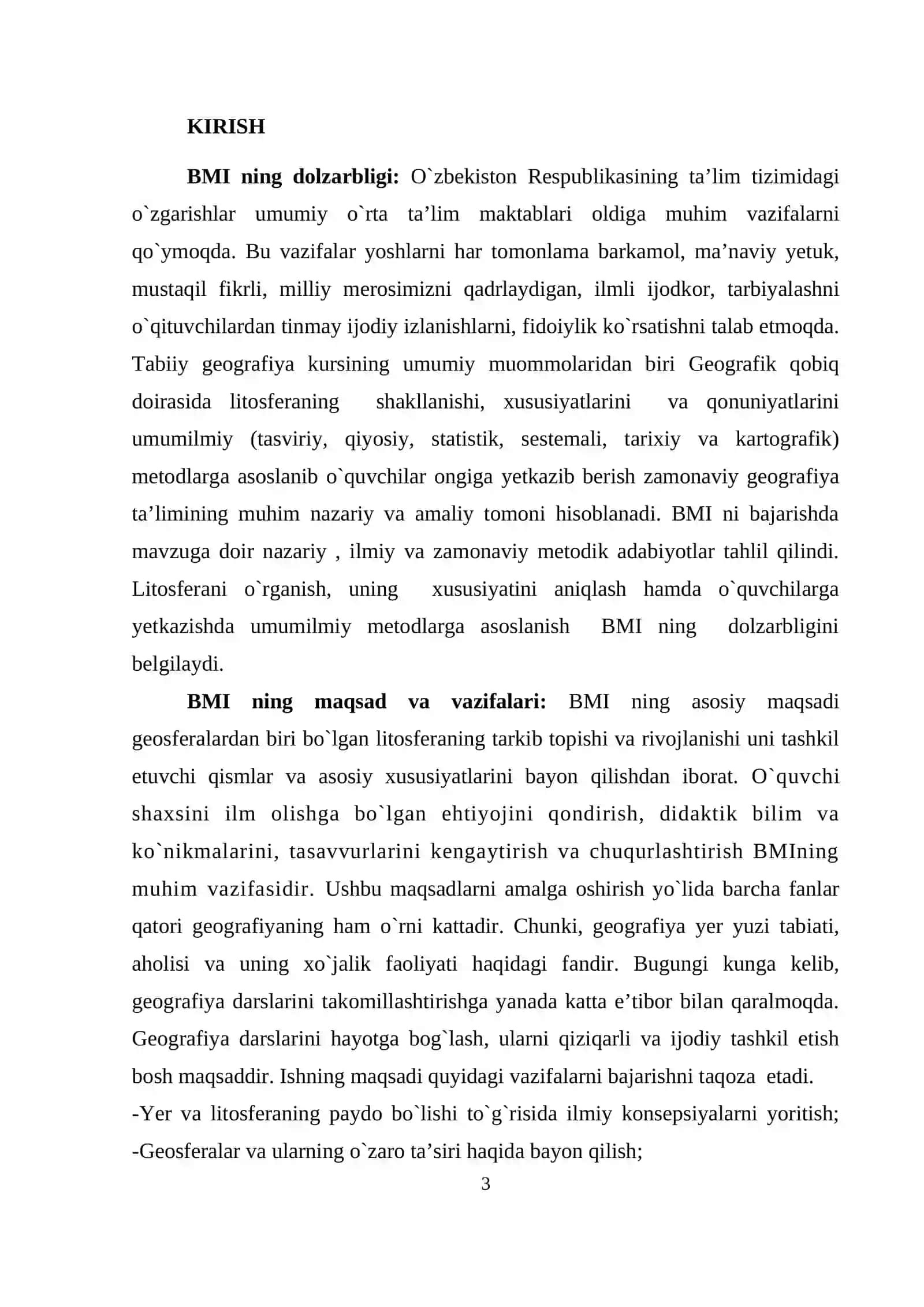 Litosfera mavzusini o`rganish metodikasi 3