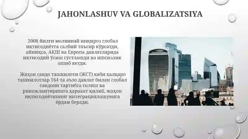 Jahon xoʻjaligi va uning evalutsiyasi 3