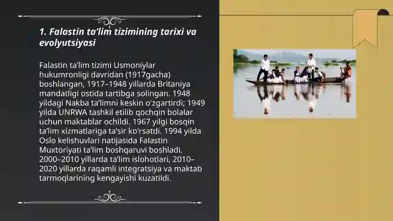 Falastin davlatining taʼlim tizimi 3