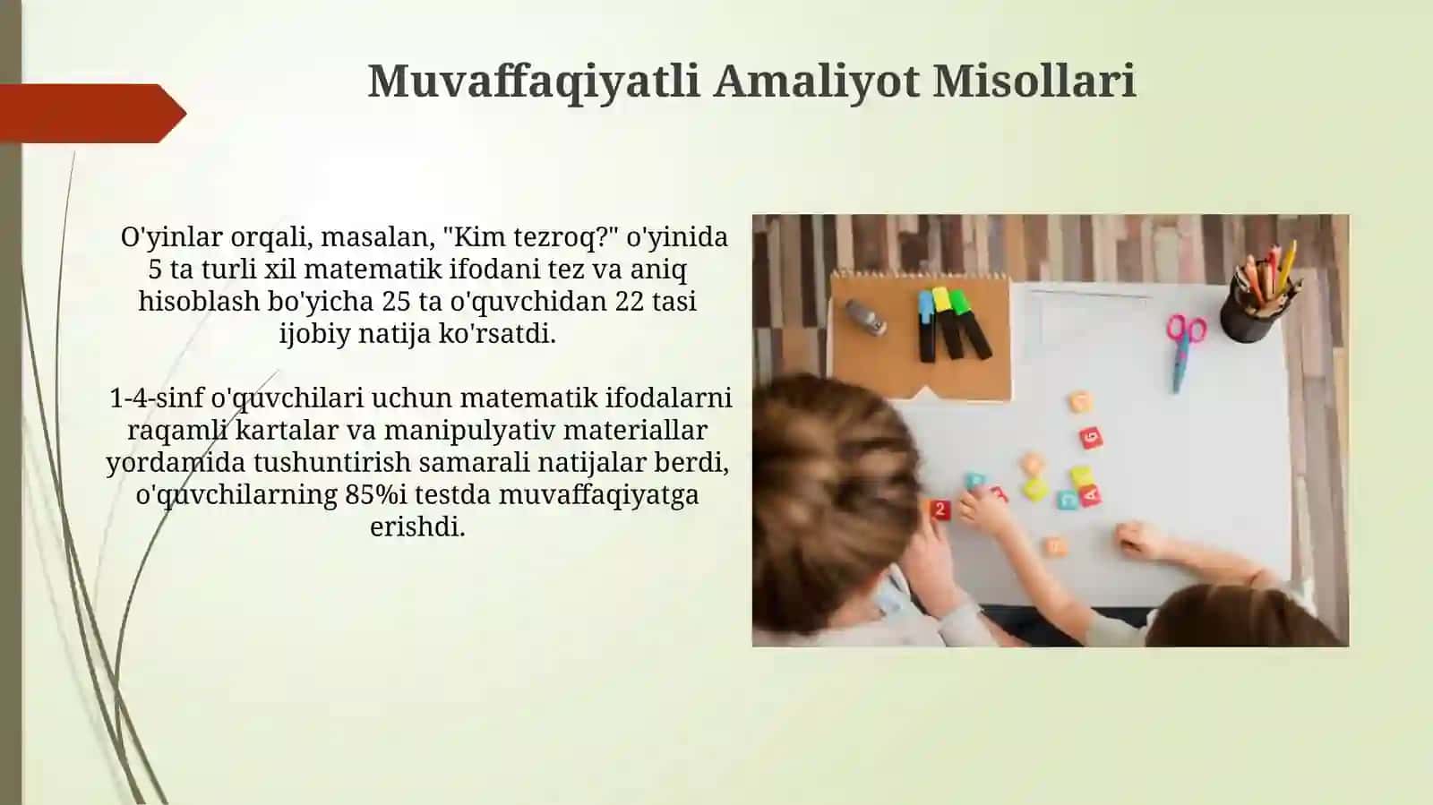 Muvaffaqiyatli Amaliyot Misollari 3