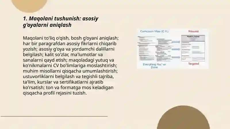 CV Writing Task for "Rayimqulov Lazizbek" 3