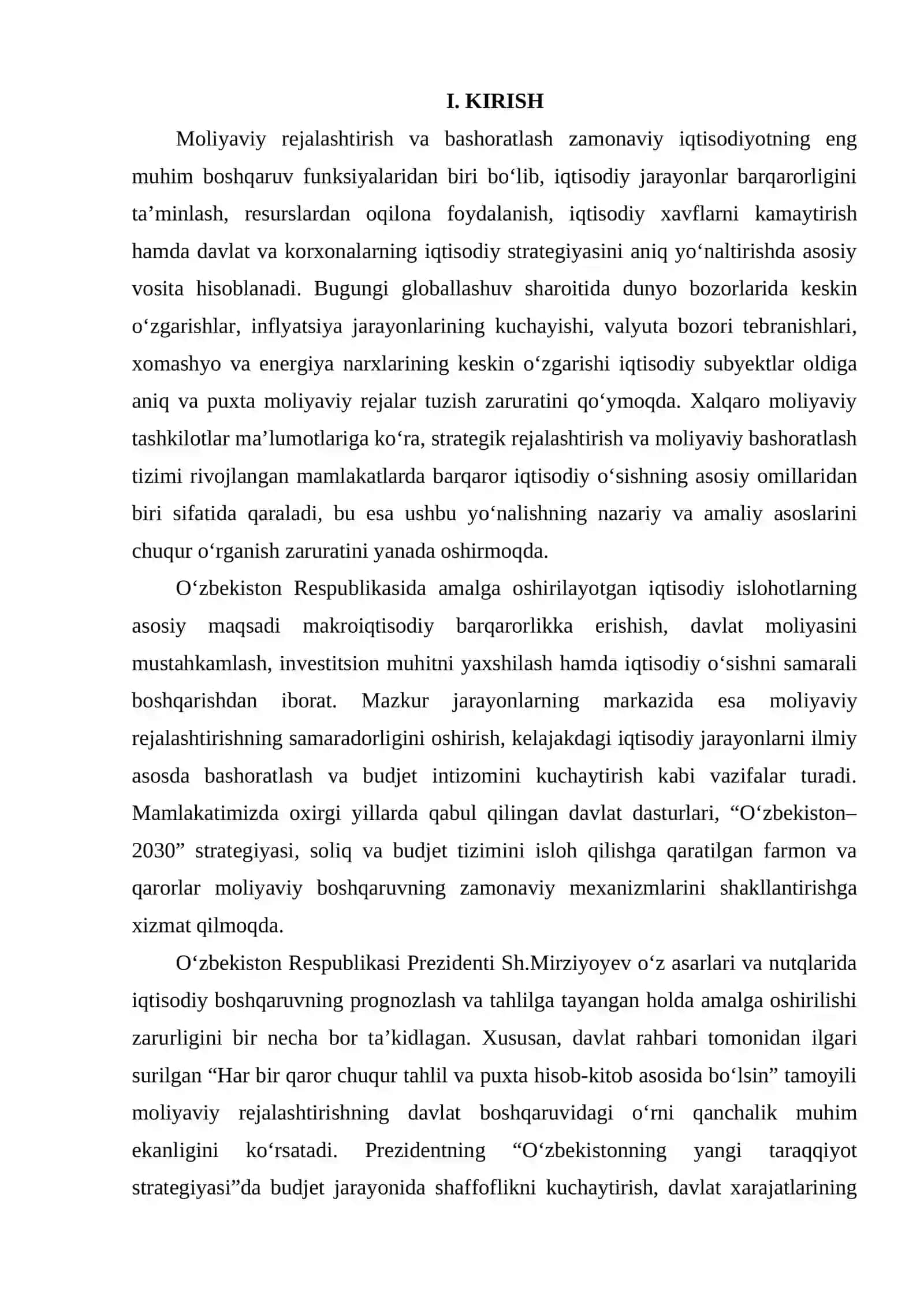 moliyaviy rejalashtirish va bashoratlash 3