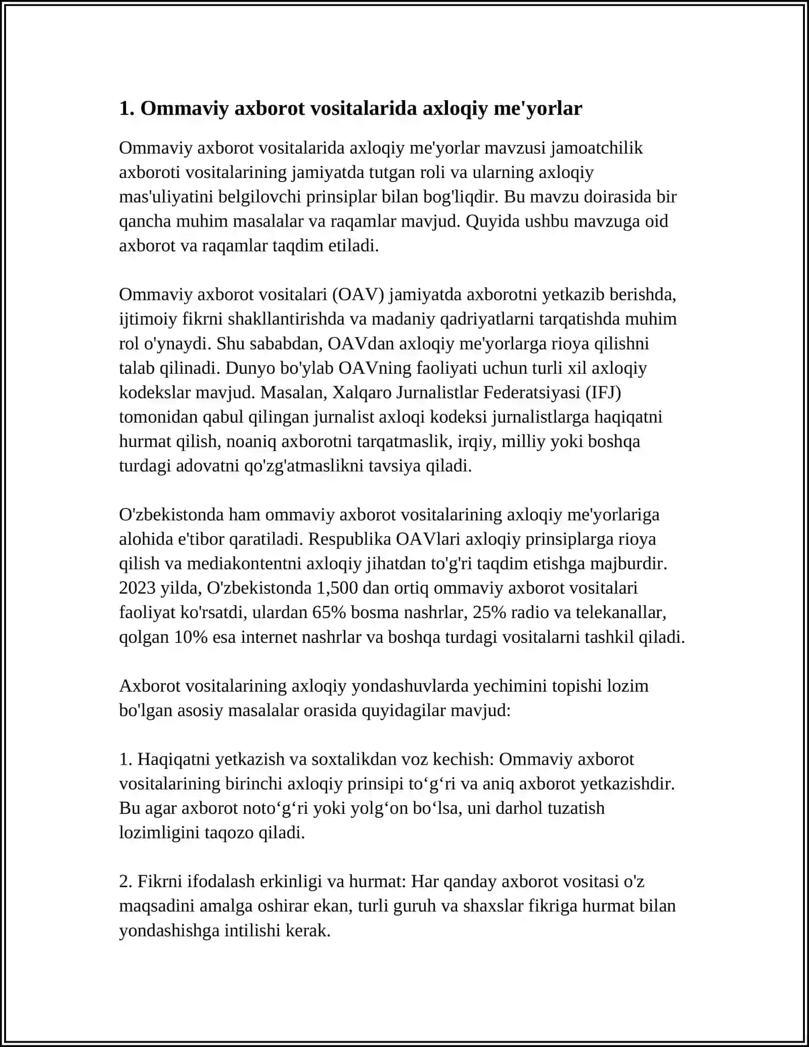MEDIA MUHITDA AXLOQIY TAMOYILLAR 3