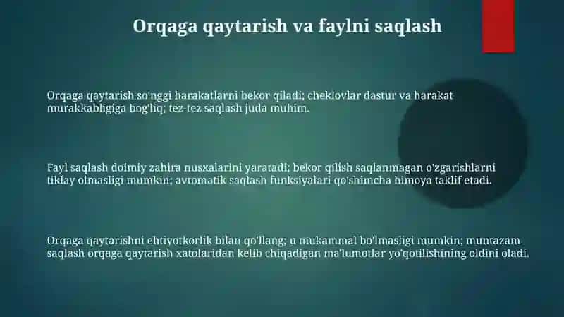 Undov belgisining ishlatish qoidalari 3