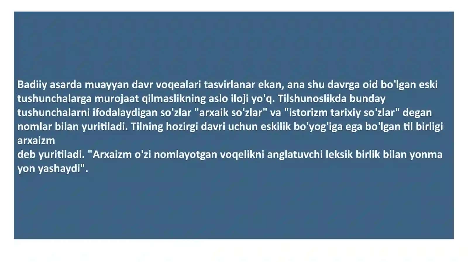 Chegaralangan leksikaning uslubiy vazifalari 3