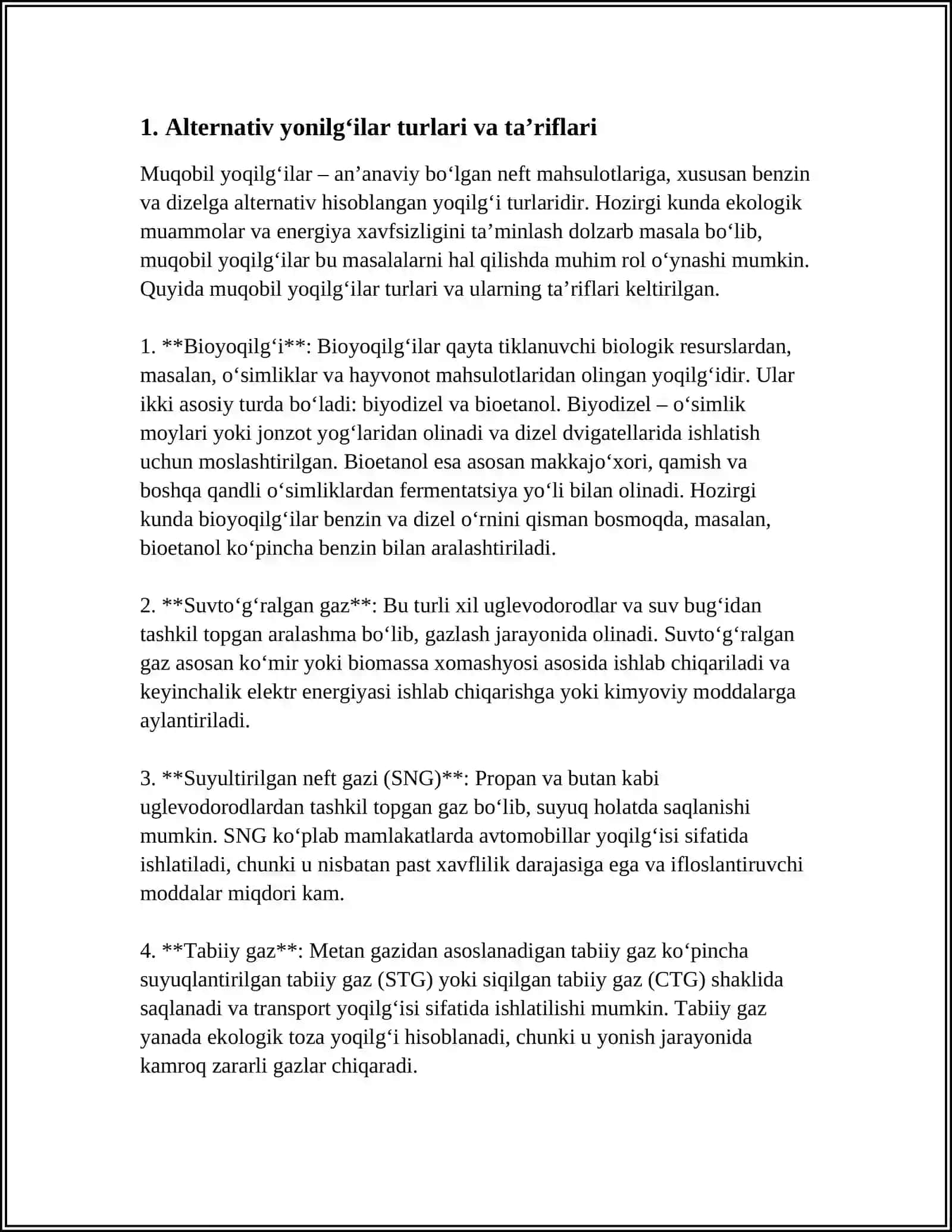 ALTERNATIV YONILGʻILAR 3