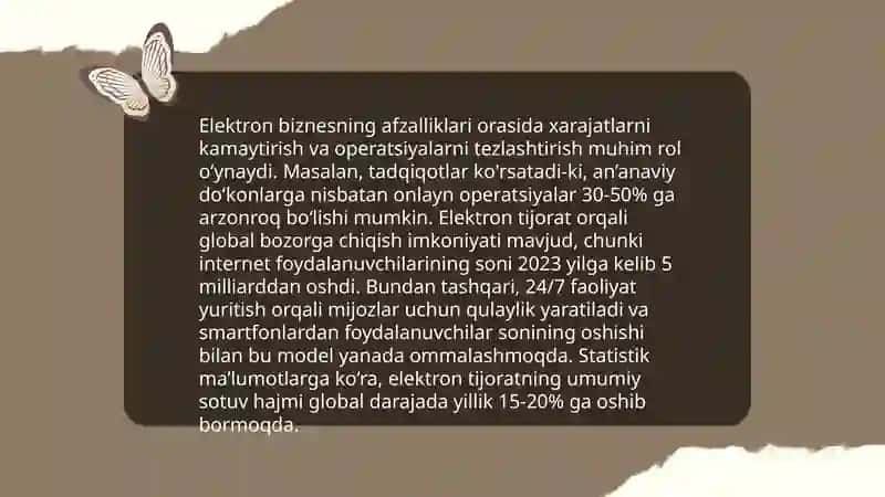 Elektron biznes va Mobil-tijorat 3