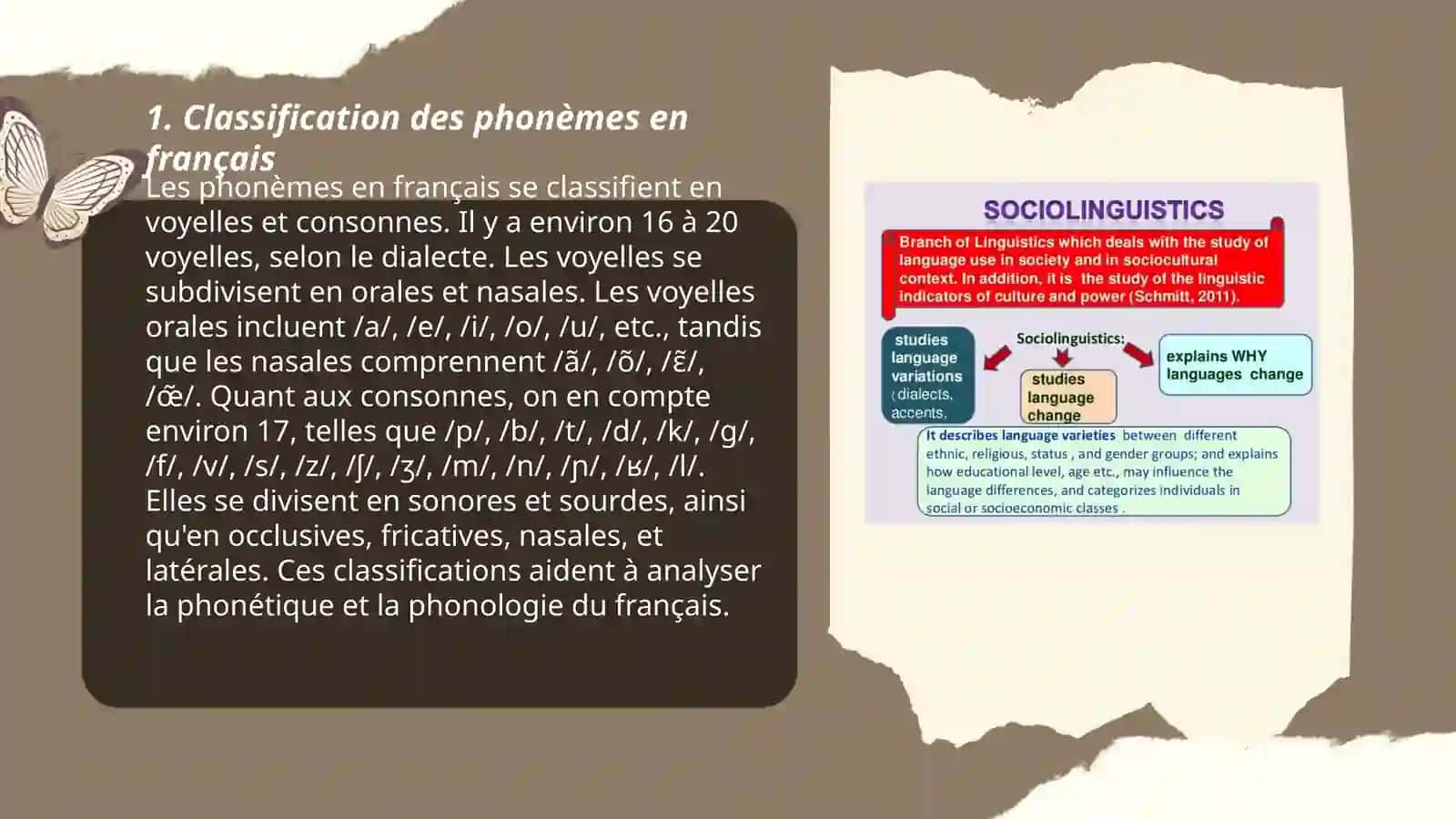 Le phonéme et ses variantes dans la langue française 3