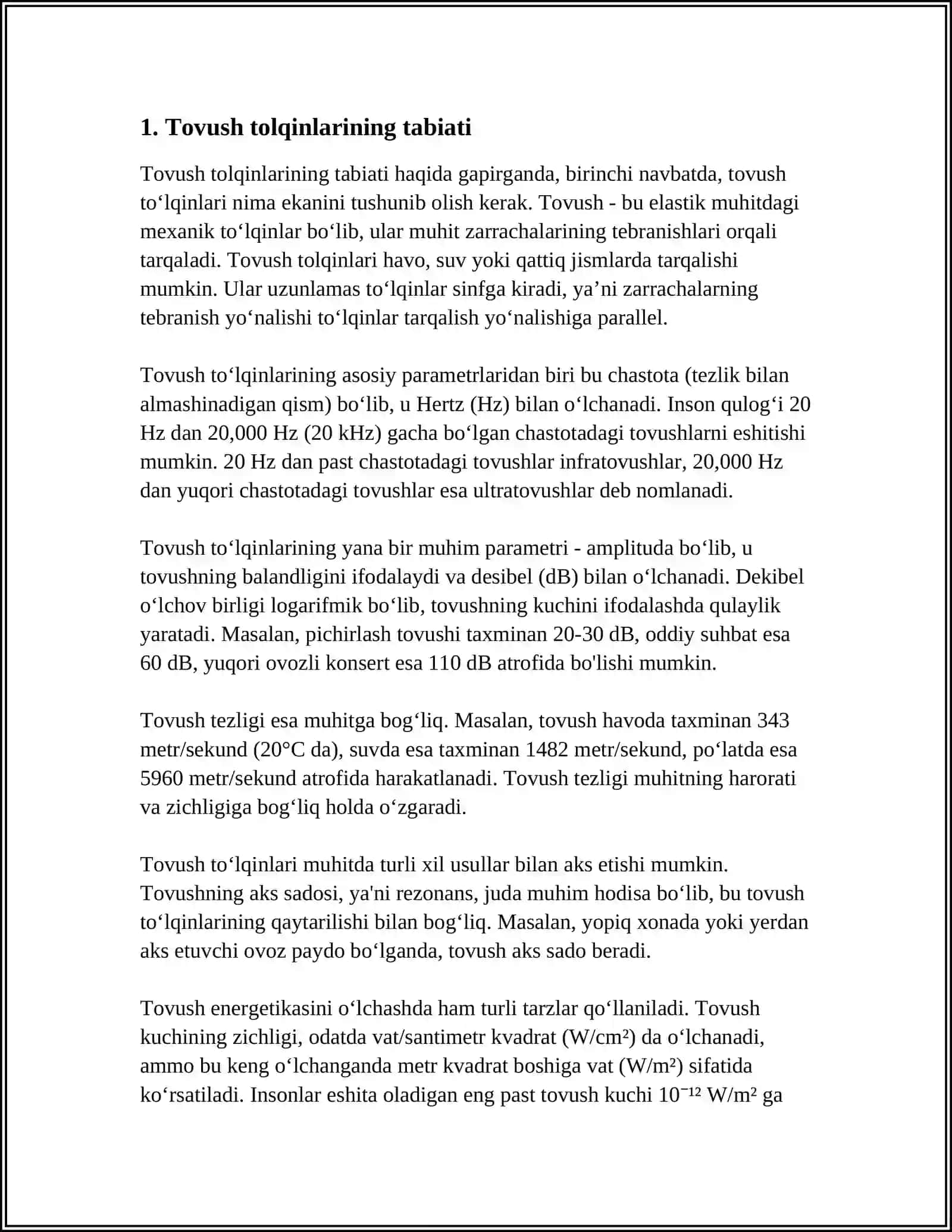 TOVUSH TULQINLARI 3