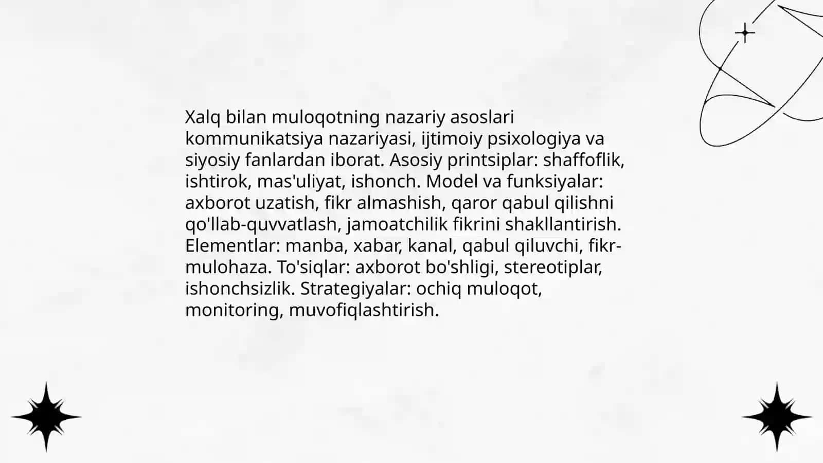 Xalq bilan muloqotning kengayishi 3