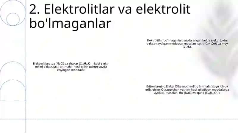 Eritmalarning Elektr Òtkazuvchanligi 3