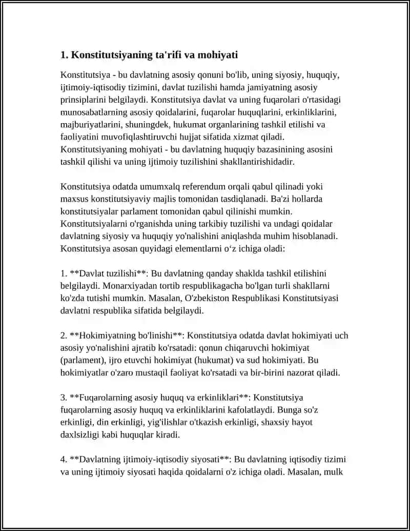 Konstitutsiyaning Yuridik Tabiati va Tamoyillari 3