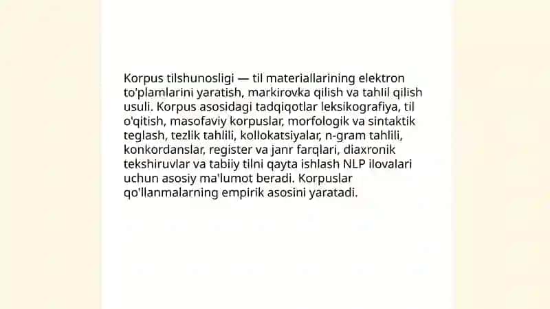 Tilshunoslikning zamonaviy yõnalishlari 3