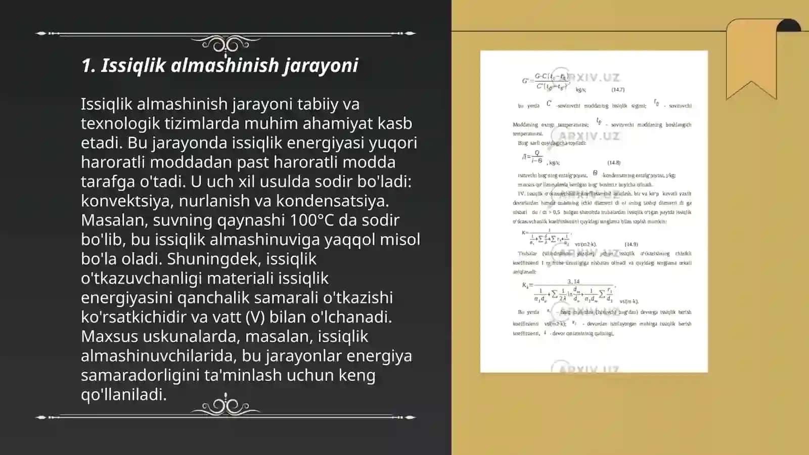 Issiqlik almashinish aparatlari 3