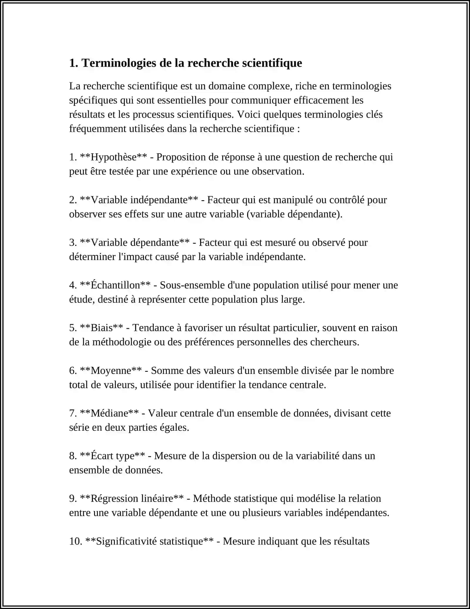 TERMINOLOGIES PROFESSIONALLES ET ACADEMIQUES 3