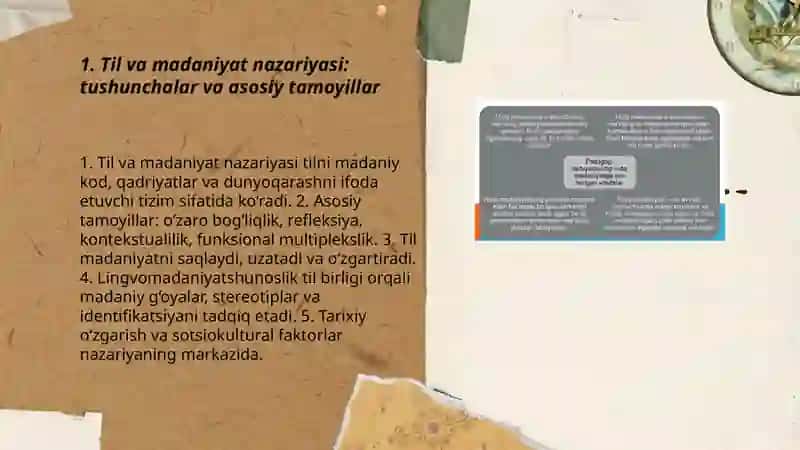 Til va Madaniyat. Lingvomadaniyatshunoslikning oʻrni va ahamiyati 3