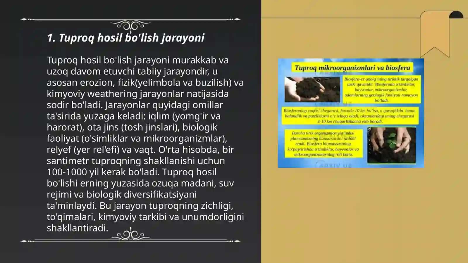 Tuproq va uning turlari 3