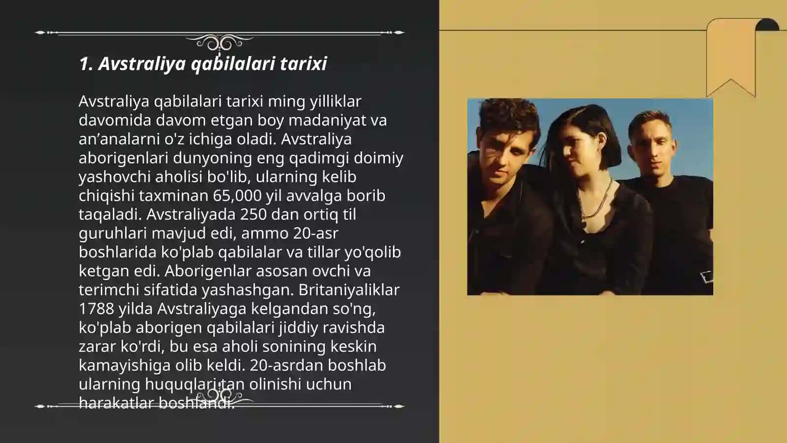 Avstraliya xalqlari hoʻjaligi va madaniyati 3