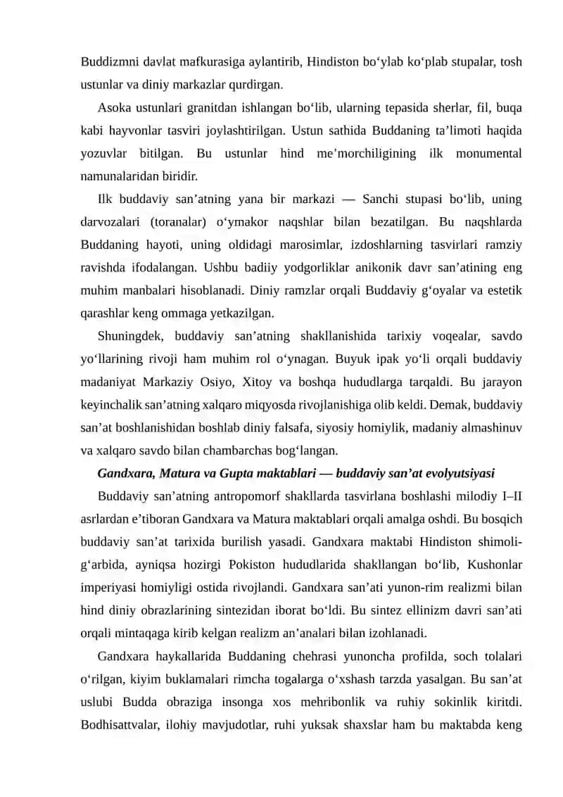 HIND MADANIYATIDA BUDDA SAN’ATI VA UNING SHAKLLANISHI 3