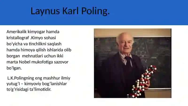 Kimyoviy bog‘lanishning turlari: kovalent, ionli bog‘lanishlar 3