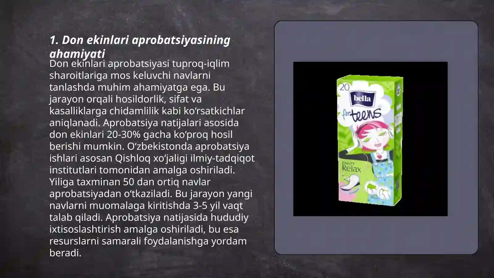 Don ekinlari aprobatsiyasi 3