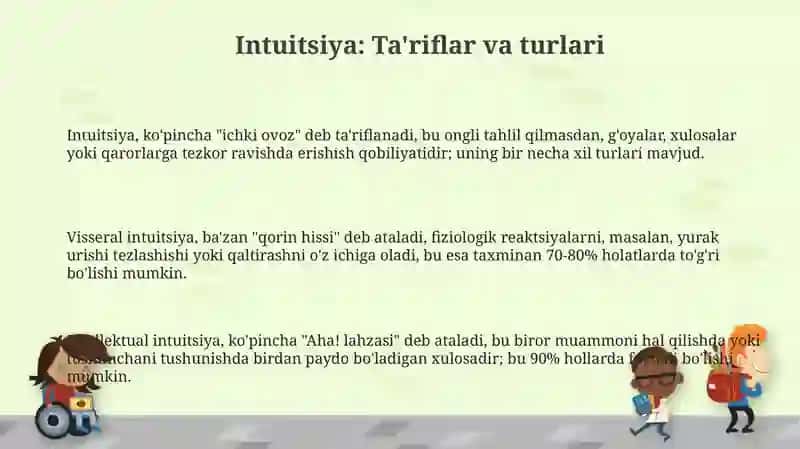 Intuitsiya: Ta'riflar va turlari 3