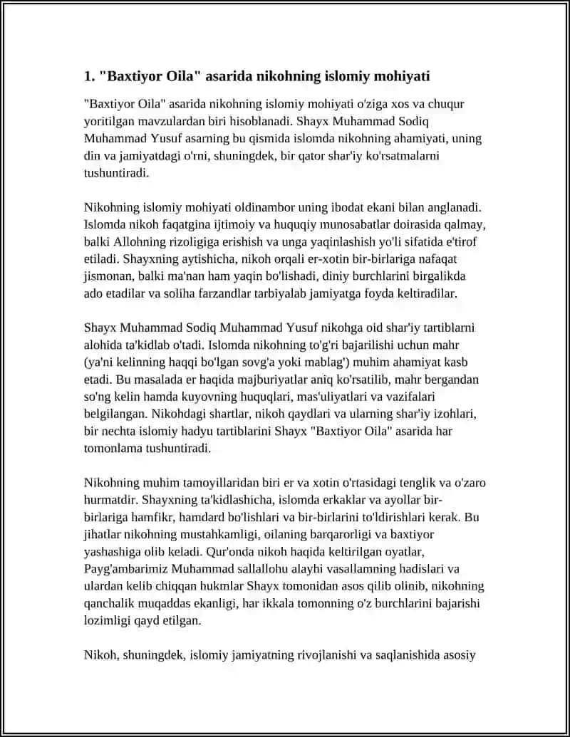 Baxtiyor Oila 3