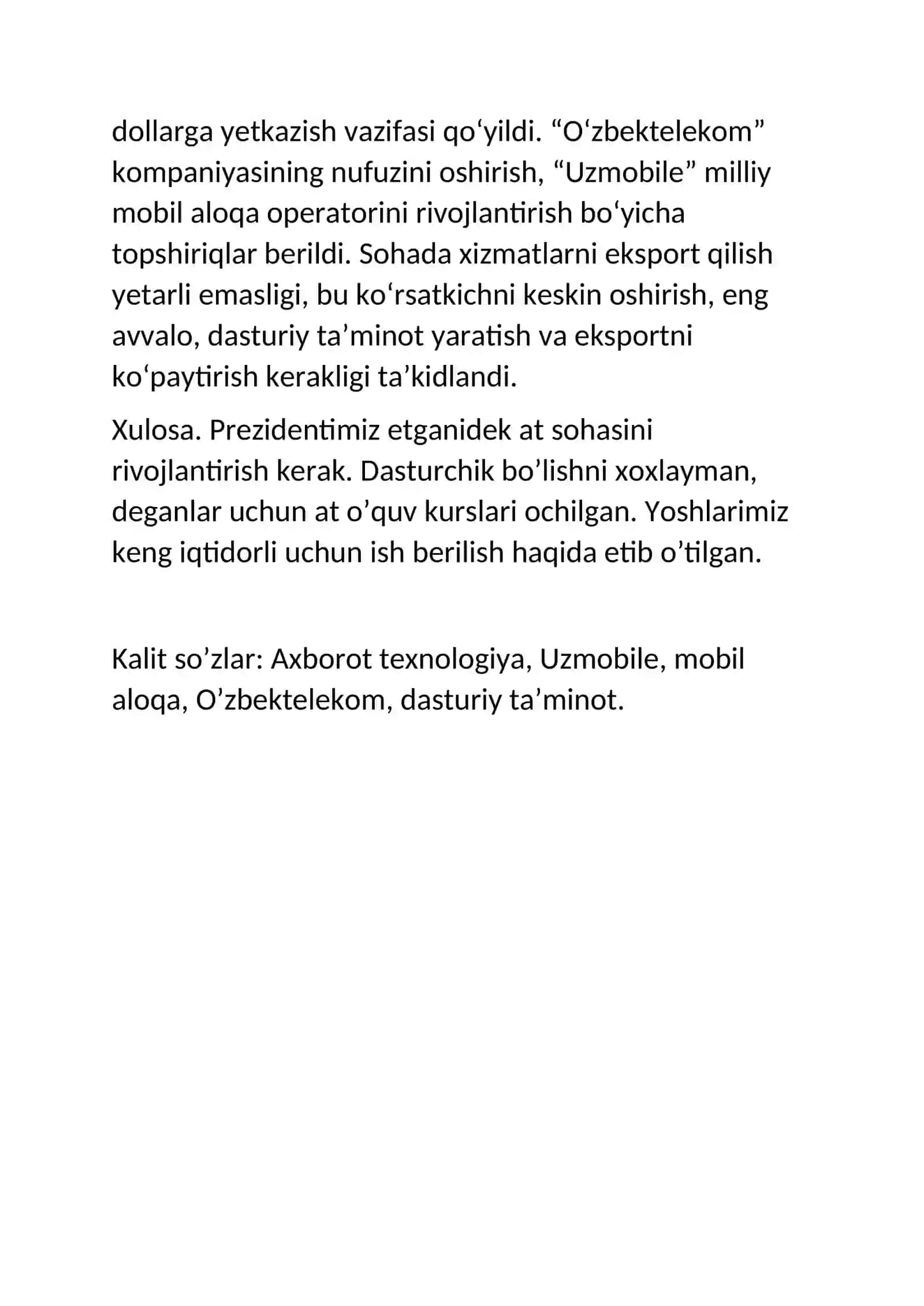 AKADEMIK YOZUV MUSTAQIL ISH 3