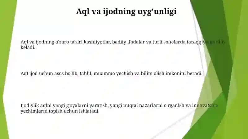 Intelekt va kreativlik 3