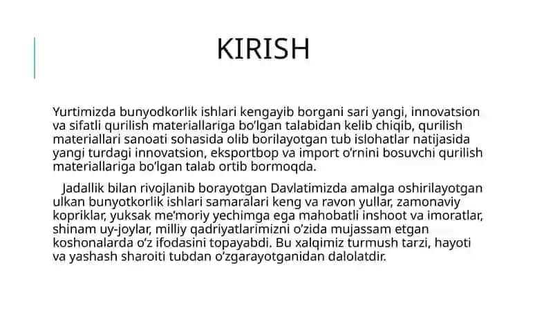 Qurilishmateriallarini ishlabchiqarish 3