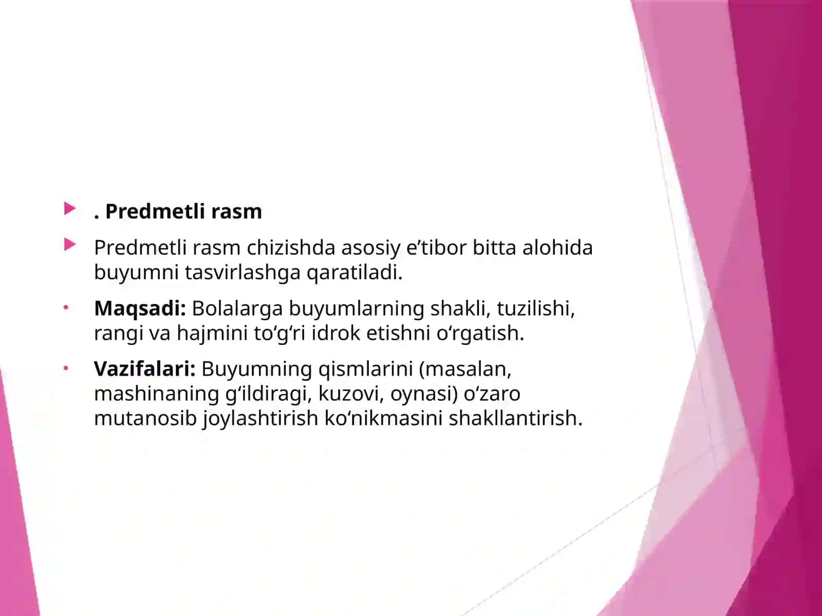 predmetli,mazmunli(syujetli)vadekorativrasm 3