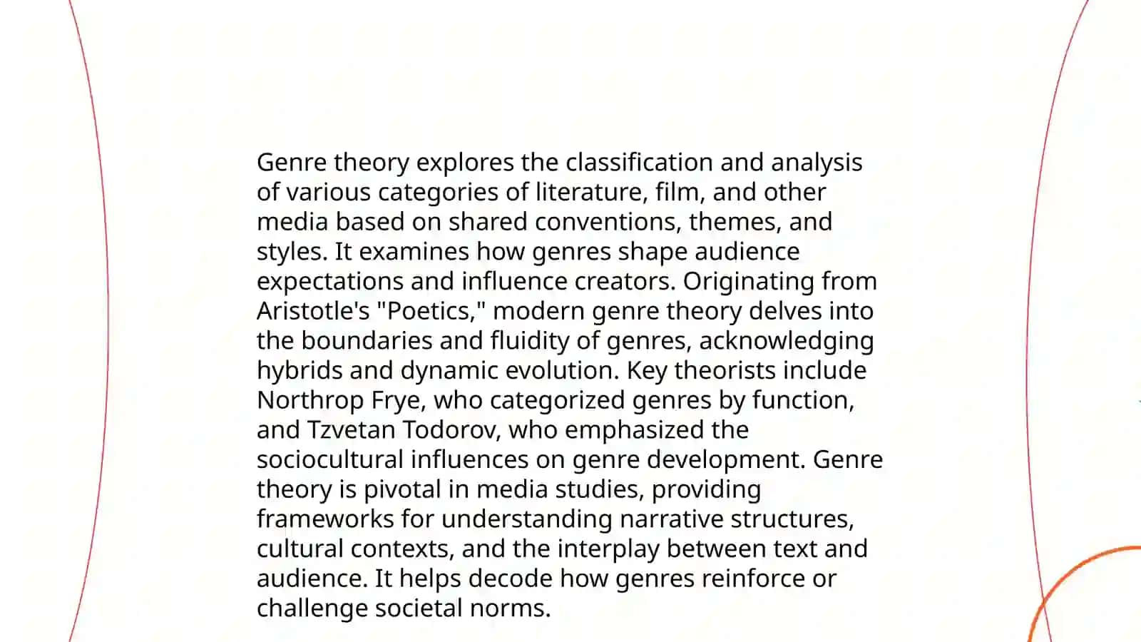 Linc and genre theory 3