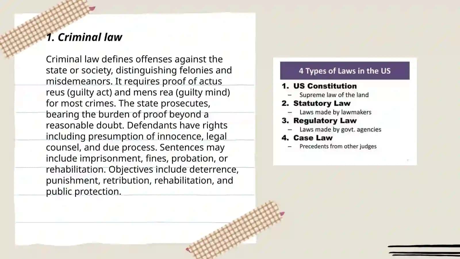 Types of law 3