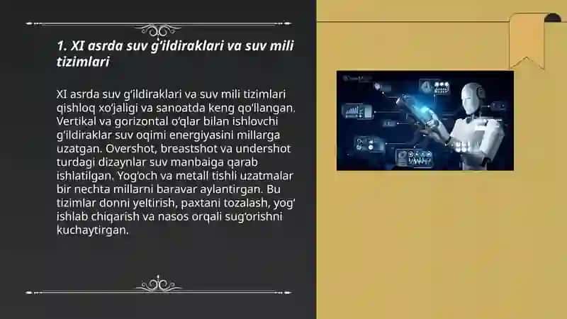 XI asr texnologiyalar davri 3