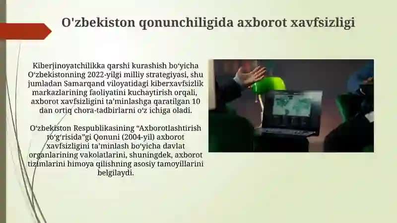 Axborot Xavfsizligini Ta'minlash 3
