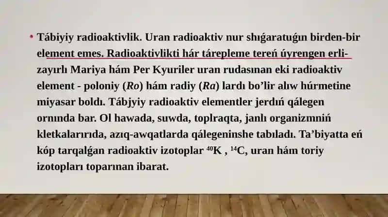 Radioaktivlik 3