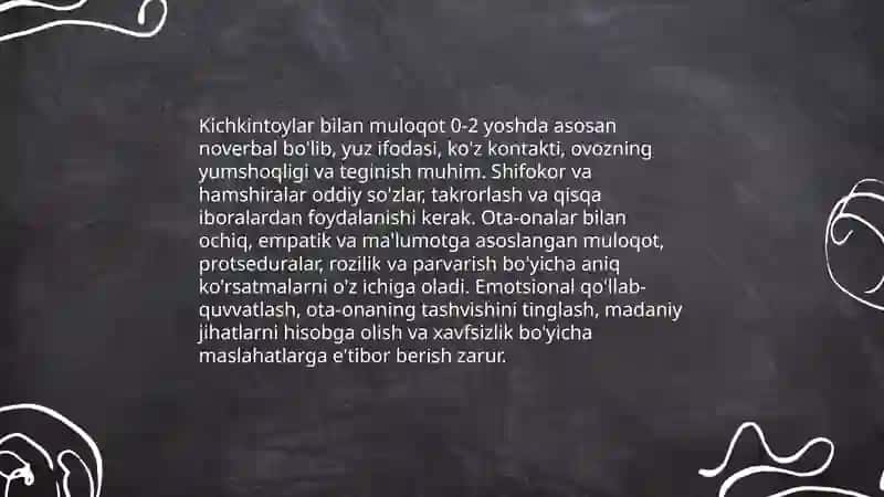 Kichkintoylar bilan muloqot 3