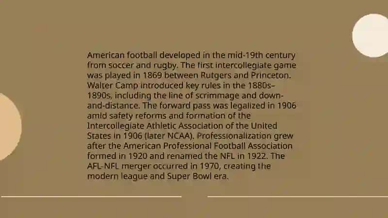 History of American football 3